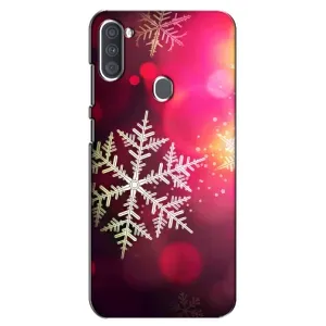Новорічні Чохли для Samsung Galaxy A11 (А115) (VPrint) (Сніжинка)