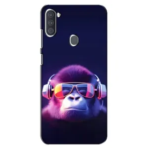 Чохол з Мавпами Samsung Galaxy A11 (A115) - (AlphaPrint) (Стильна мавпа)
