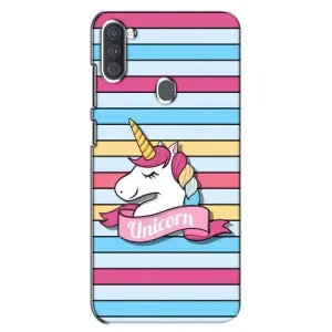 Чехол для Самсунг А11 - (Единорожки - Новинки) (AlphaPrint) (Unicorn)