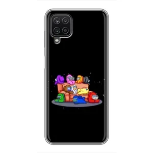 Чехол Амонг Ас для Samsung Galaxy A12 (AlphaPrint) (Амонг-ас)