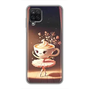 Чохол з мемом Тралалело тралала на Samsung Galaxy A12 (Балерина капучина)