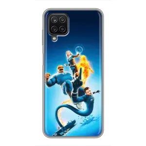 Чехол с принтом Фантастическая четверка для Samsung Galaxy A12 (Герои Фантастическая Четверка)