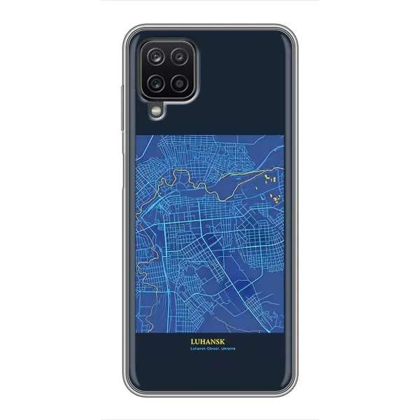 Чохол з принтом «Луганськ» для Samsung Galaxy A12 Чохол з принтом «Луганськ» для Samsung Galaxy A12