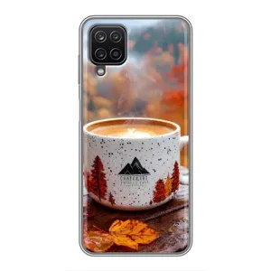 Чохол з унікальним дизайном 'Осінь з кавою' для Samsung Galaxy A12 (Кава на природі)