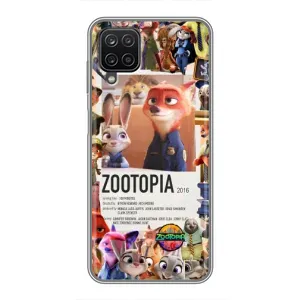 Чехол Зоотрополіс на Samsung Galaxy A12 (Постер Зверополис)