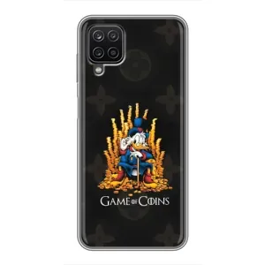 Чехли для Samsung Galaxy A12 - Скрудж МакДак Louis Vuitton (PREMIUMPrint) (Король грошей)