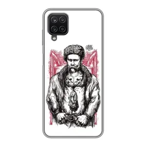 Чохли для Samsung Galaxy A12 с принтом Тараса Шевченко (AlphaPrint) (Козак Шевченко)