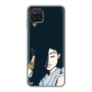 Чохол з принтом «Гарна дівчина» для Samsung Galaxy A12