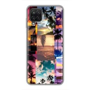 Силіконовий чохол з КАРТИНКАМИ літо для Samsung Galaxy A12 (AlphaPrint) (Літня відпустка)