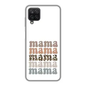 Чохли для мами на Samsung Galaxy A12 (Текстовий колаж мама)