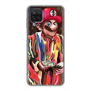Бренднові Чохли для Samsung Galaxy A12 - (PREMIUMPrint) (Mario LV)