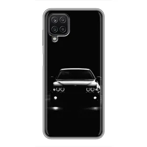 Чехол для Самсунг А12 - с принтом БМВ (AlphaPrint) (Машина BMW)