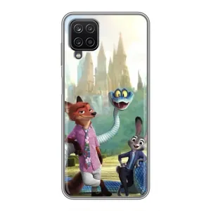 Чехол Зоотрополіс на Samsung Galaxy A12 (Герои мультфильма Зверополис)