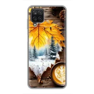 Чохол з унікальним дизайном 'Осінь з кавою' для Samsung Galaxy A12 (Осінньо-зимова кава)
