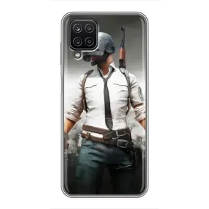 Чехол PUBG для Самсунг А12 (AlphaPrint)