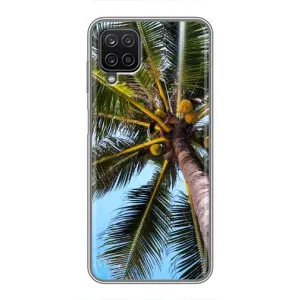 Силіконовий чохол з КАРТИНКАМИ літо для Samsung Galaxy A12 (AlphaPrint) (Пальма)