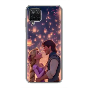 Чехол Рапунцель для Samsung Galaxy A12 (Принцесса и принц)