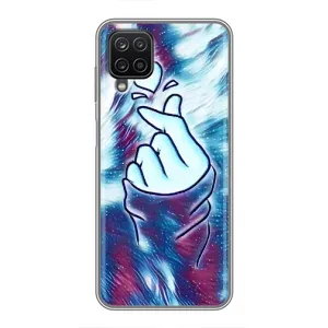 Чохол з принтом «Радужне серце» для Samsung Galaxy A12