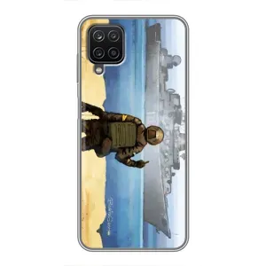 Чехол с принтом (Русский корабль...) для Самсунг Галаксі А12 (AlphaPrint)