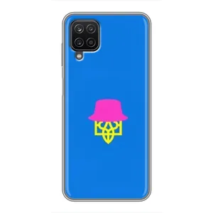 Чохли для Samsung Galaxy A12 Укр. Символіка (AlphaPrint) (Шапка на гербу)