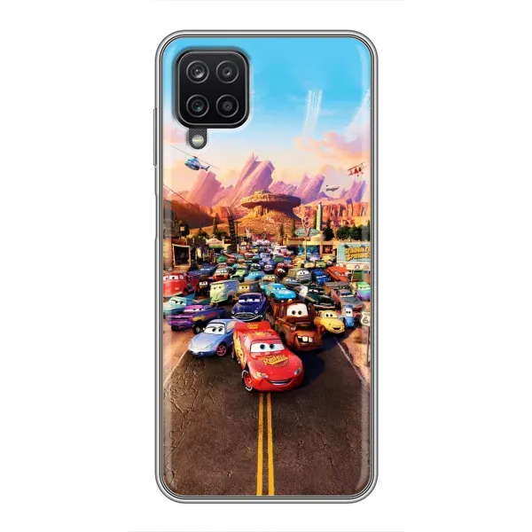 Чохол з принтом «Тачки на трасі» для Samsung Galaxy A12 Чохол з принтом «Тачки на трасі» для Samsung Galaxy A12