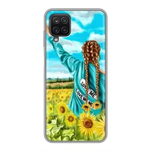 Чохол для Патріота України Samsung Galaxy A12 - (AlphaPrint) (Україночка)