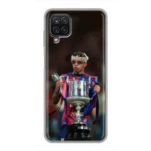 Чохол з футболістом Ламін Ямаль Samsung Galaxy A12 (Ямаль з кубком)