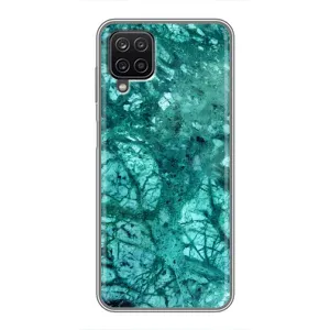 Мраморний чехол на Samsung Galaxy A12 (VPrint) (Зелений мрамор)