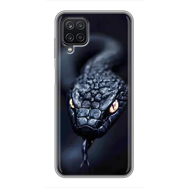 Чохол з принтом «Чорна змія» для Samsung Galaxy A12
