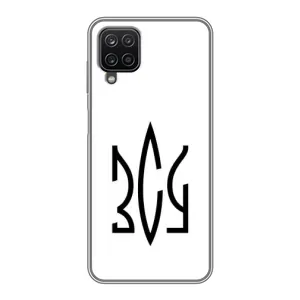 Чохли для Samsung Galaxy A12 Укр. Символіка (AlphaPrint) (ЗСУ герб)