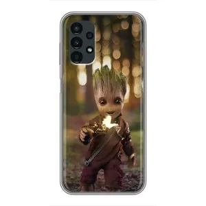 Чехол МАРВЕЛ для Самсунг А13 (4G) (AlphaPrint) (I am Groot)