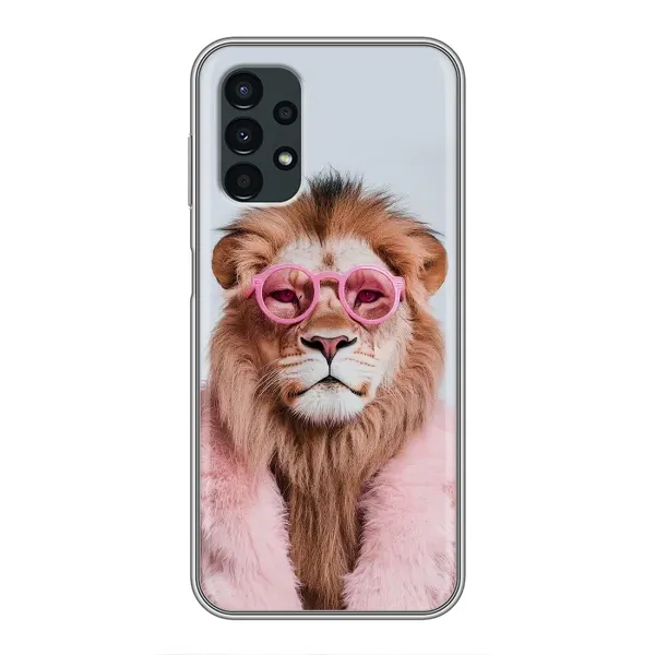 Чехол с принтом «Лев в очках» для Samsung Galaxy A13 (4G) Чехол с принтом «Лев в очках» для Samsung Galaxy A13 (4G)
