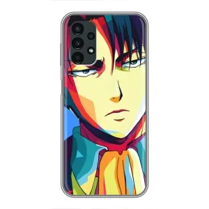 Чехлы Персонажи Аниме Наруто для Samsung Galaxy A13 (4G) (AlphaPrint) (Леви Аккерман)