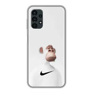 Чехлы с Обезьянами NFT для Samsung Galaxy A13 (4G) (AlphaPrint) (обезьяна NFT Nike)