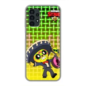 Чехлы Brawl Stars для Samsung Galaxy A13 (4G) (AlphaPrint) (Поко в самбреро)
