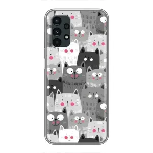 Чохли з Котиками для Samsung Galaxy A13 (4G) (VPrint) (Мальовані котики)