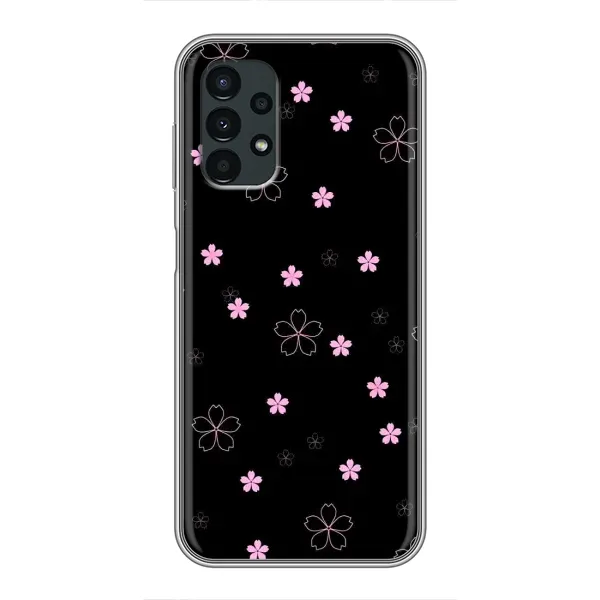 Чехол с принтом «Розовые цветы на черном» для Samsung Galaxy A13 (4G) Чехол с принтом «Розовые цветы на черном» для Samsung Galaxy A13 (4G)