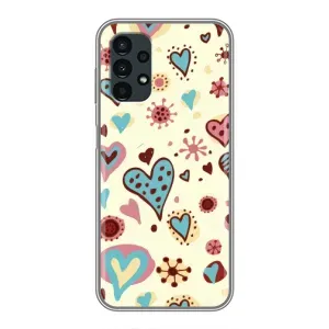 Чехлы для любимой на Samsung Galaxy A13 (4G) (VPrint) (Сердечки)