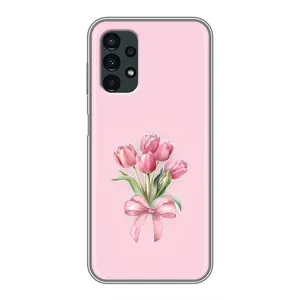 Чехол с розовым рисунком для Samsung Galaxy A13 (5G) (Букет цветов)