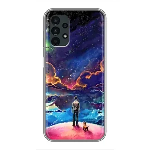 Космічні Чохли для Самсунг Галаксі А13 (5G) (VPrint) (Вид Галактики)
