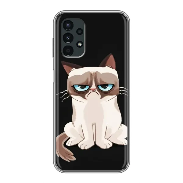 Чехол с принтом «Грустный кот» для Samsung Galaxy A13 (5G)