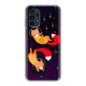 Чохли з картинкою Лисичка для Samsung Galaxy A13 (5G) (VPrint) (Лисички космонавти)