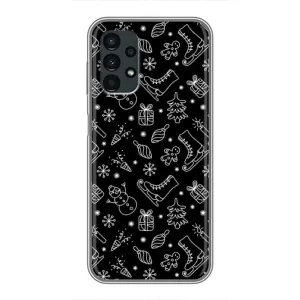 Новорічні, Святкові Чохли для Samsung Galaxy A13 (5G) - 2024 год (Новорічний фон)