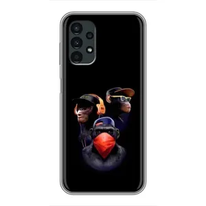 Чохол з Мавпами Samsung Galaxy A13 (5G) - (AlphaPrint) (Три мавпи)