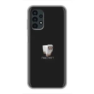 Чехол Майнкрафт на Samsung Galaxy A13 (5G) (AlphaPrint) Minecraft (Овечка Майнкрафт)