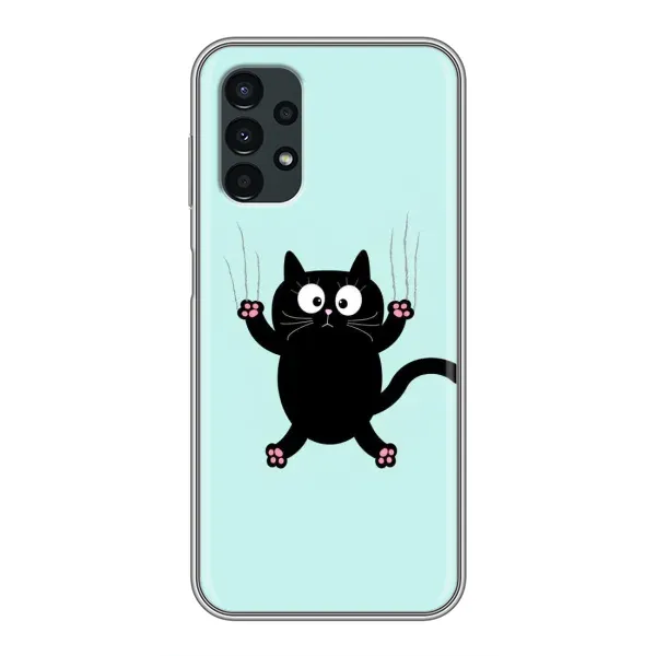 Чехол с принтом «Падающий кот» для Samsung Galaxy A13 (5G)