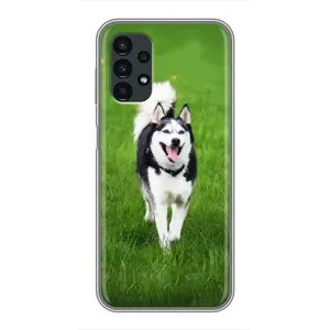 Чохол з Хаскі Samsung Galaxy A13 (5G) - (AlphaPrint) (Радісний Хаскі)