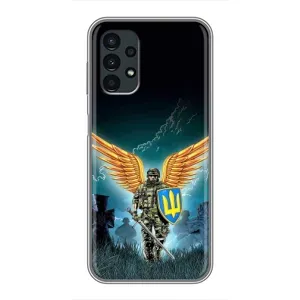 Чехлы с картинкой ЗСУ для Samsung Galaxy A13 (5G) (AlphaPrint) (Солдат ЗСУ)