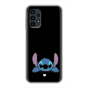 Чехол с принтом Стич на Samsung Galaxy A13 (5G) (Стич на черном)