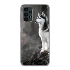 Чохол з Хаскі Samsung Galaxy A13 (5G) - (AlphaPrint) (Вірний собака)